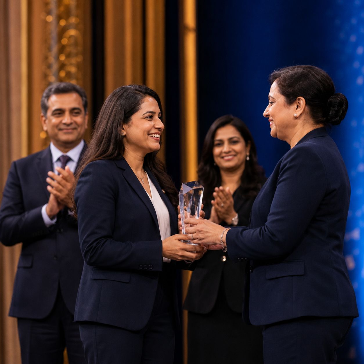 Corporate recognition moment